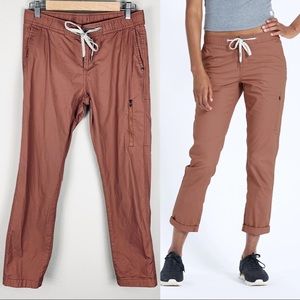 Vuori Ripstop Pants in Copper Size Small Midrise Drawcord Hiking Pants